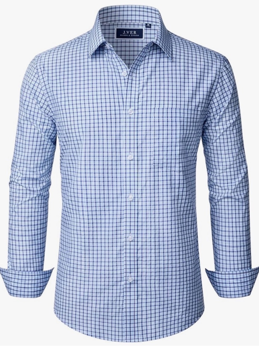 NWT J.VER Cotton Long Sleeve Button Down Shirt in XL